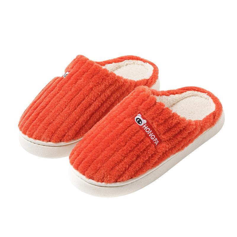 2025 new cotton slippers home slippers adult light luxury life home cotton slippers striped light and non-slip