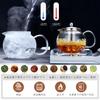 Pokaro Tea Teapot, Heat-Resistant Glass, Perfectly Round, 650ml, with Stainless Steel Strainer, Suitable for Fine-Leaf Tea, Shatter-Resistant,