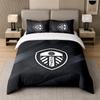 3Pcs Bedding SetLeeds United Soft Bed Sheet and Two Pillowcases Home Bedroom Decor