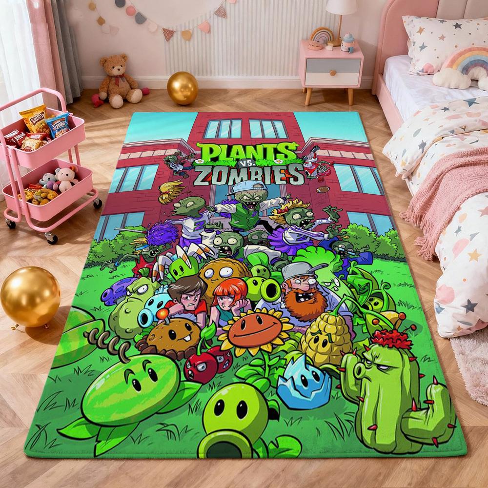 Plants Vs Zombies Carpet Living Room And Bedroom Mats Floor Mats Doormat Office Chair Cushion Room
