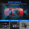 1080P Driving Recorder Car Dash Cam With 170 Degree Front Rear And Interior Cameras For Enhanced Safety And Security