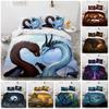Kemila 3D HD Digital Dragon Heimtextilien Bettwäsche-Set Bettbezug Kissenbezug US/UK/AU Single Twin Full Queen King Schlafzimmer-Set