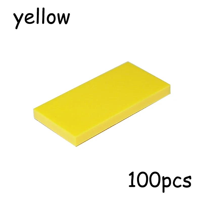 100 DB MOC Összeszerelhető Alkatrész 87079 Méretű Sima Csempe Sima 2*4 Építőkockák DIY Oktatási Kreatív Játék 2x4 Kockák