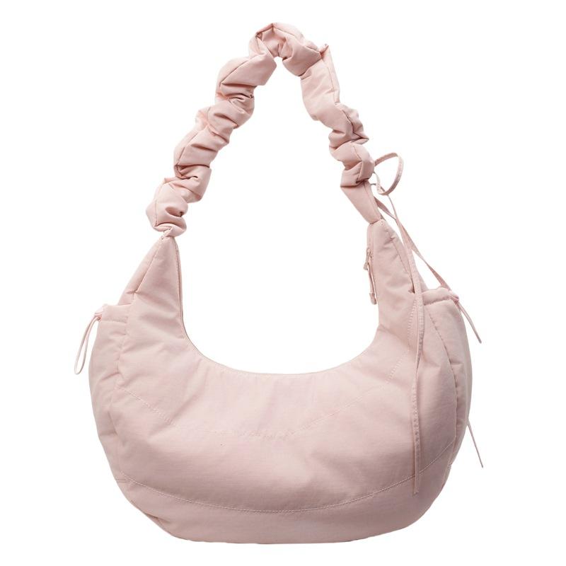 Lazy Wind Bag Women's Large-capacity New Spring and Summer Leisure Niche One-shoulder Crossbody Commuter Dumpling Bag