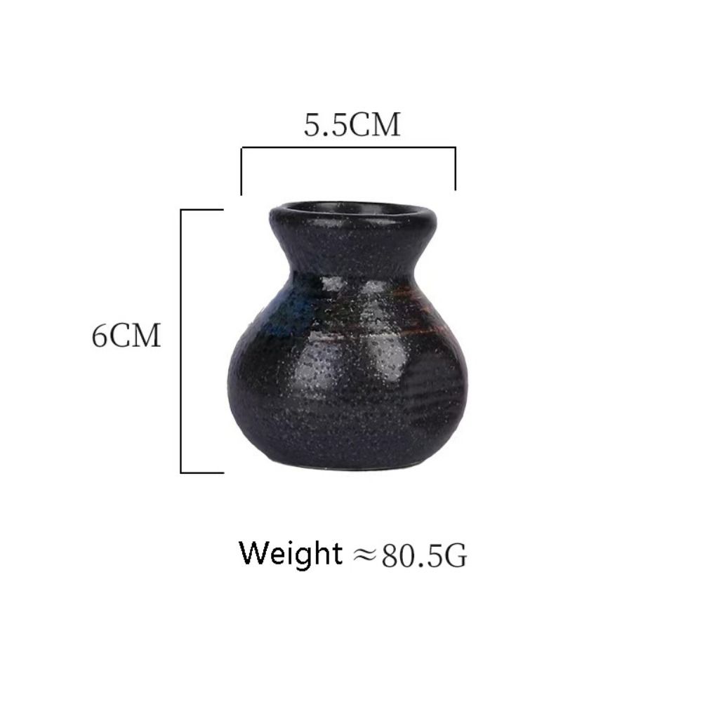 Retro Ceramic Toothpick Holder Simple Cotton Swab Storage Jar Toothpick Dispenser Box Home