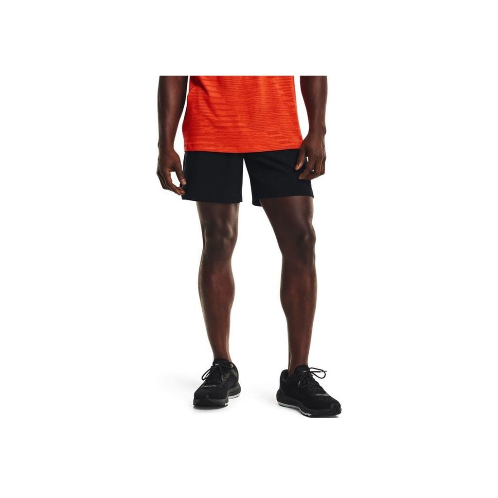 Under Armour Lightweight Quick-Dry Running Shorts Men Bottoms Black 1365673-001