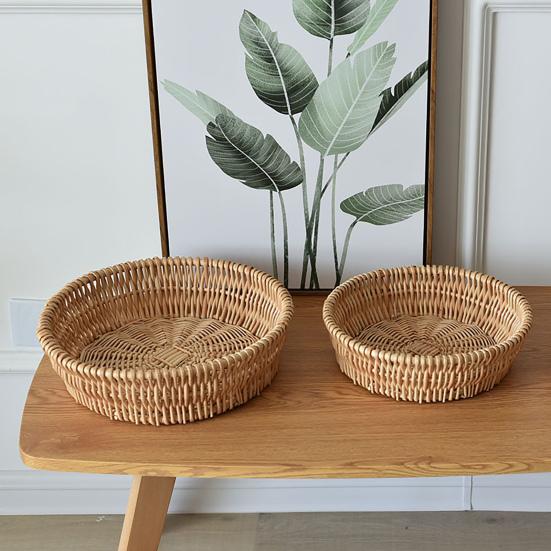 Bread Basket Eye-catching Great Decor Handwoven Rattan Bread Proofing Basket for Home
