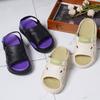 26 New men's thick-bottomed beach summer home wear open-toed non-slip men's rear draw with cool slippers