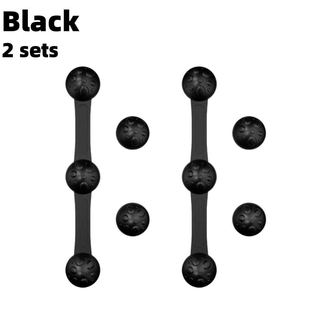 1/2 zestawy Silikonowe Klipsy Magnetyczne do Frytkownicy Powietrznej Odporne na Ciepło Bezpieczne Klamry Mocujące do Wkładek z Papieru Pergaminowego Bezpieczne dla Żywności Akcesoria Kuchenne