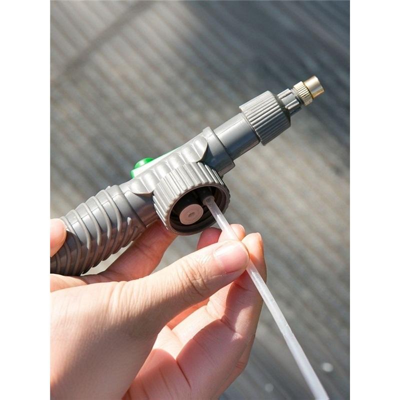 High Pressure Garden Sprayer Nozzle, Adjustable Spray Head Replacement for Plastic Bottles