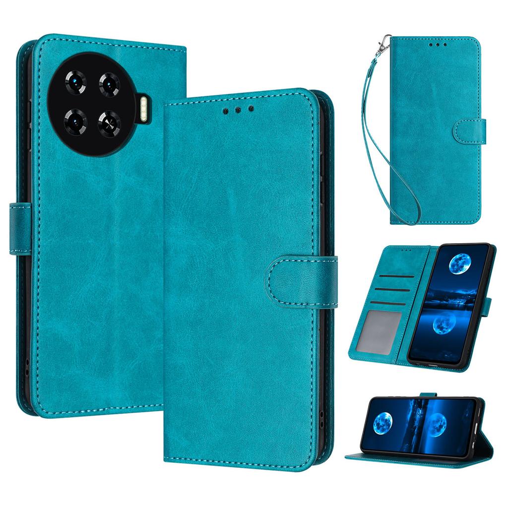 For TECNO Spark 20 Pro+ Phone Case Leather+TPU Stand Cover Cell Phone Accessories