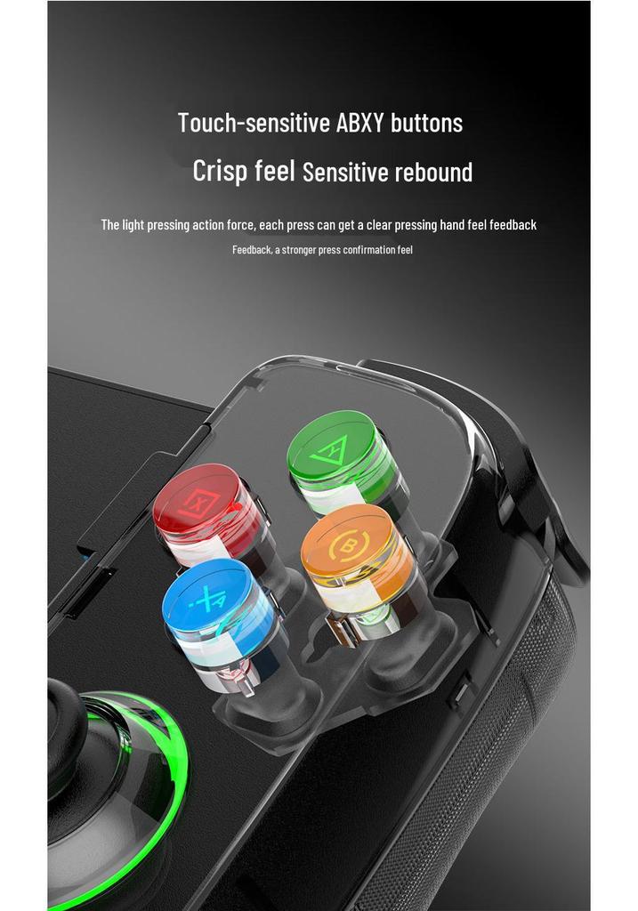 D7 Somatosensory Wireless Bluetooth Game Controller with Lights for Android and Switch