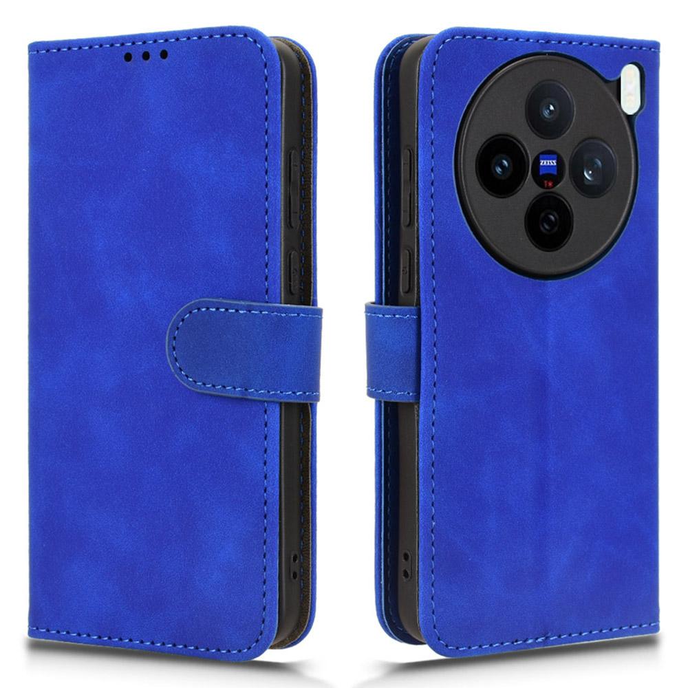 For vivo X200s 5G Leather Case Skin Feel Anti Drop Wallet Flip Phone Cover