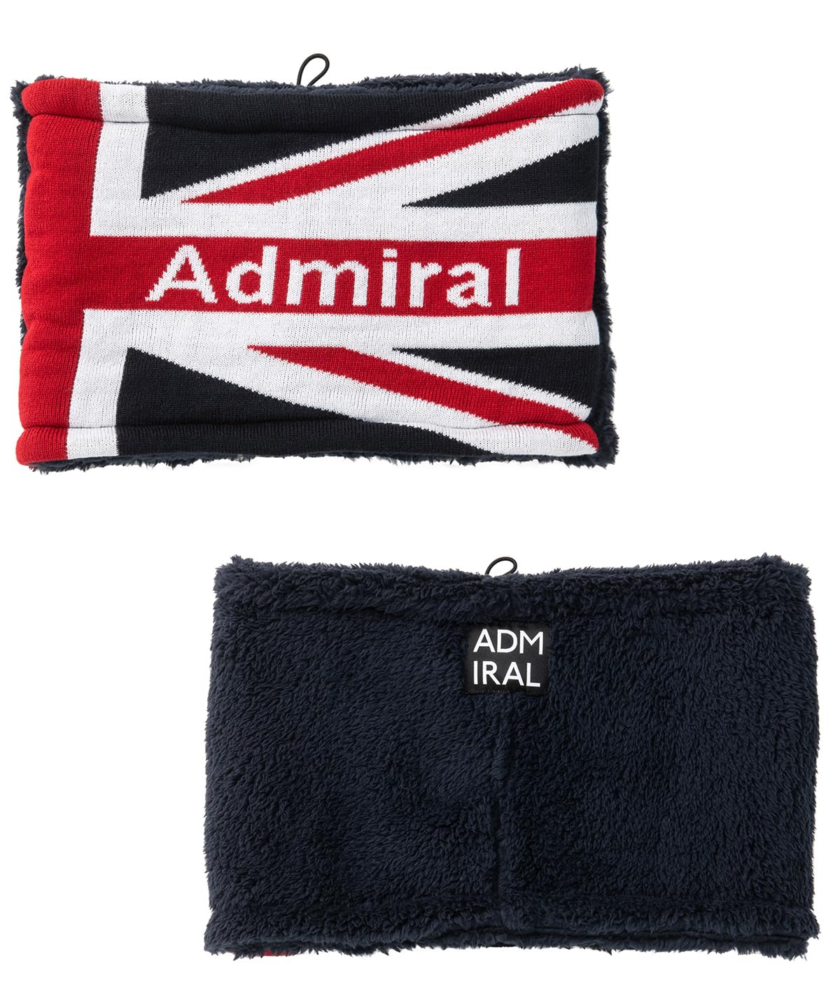 

Admiral Golf ADMB363F Половина Юнион Джека Двусторонний Шарф-снуд Свободного размера, Темно-синий,