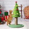 Weihnachtsbaum Katzenkratzbaum Cartoon Katze Kratzbaum Ästhetischer Baumschmuck Natursisal Katzenkratzbrett für Kätzchen
