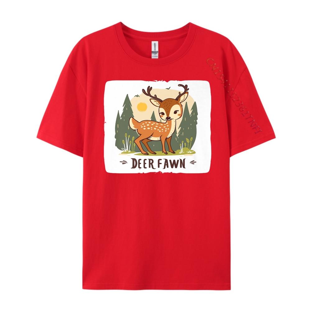 

Deer Fawn For Little Animals And Baby Lovers Graphic Tees Men s Shirts Easter Day S