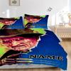 Custom Textile Nightmare Freddy Bedding 3 Piece Set HD Print Duvet Cover Pillowcases for Teens Adult Bedroom Decoration