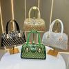 Dinner Bag, Diamond-encrusted Crossbody Bag, Large Capacity, High-end, Light Luxury Handbag, Women's Bag