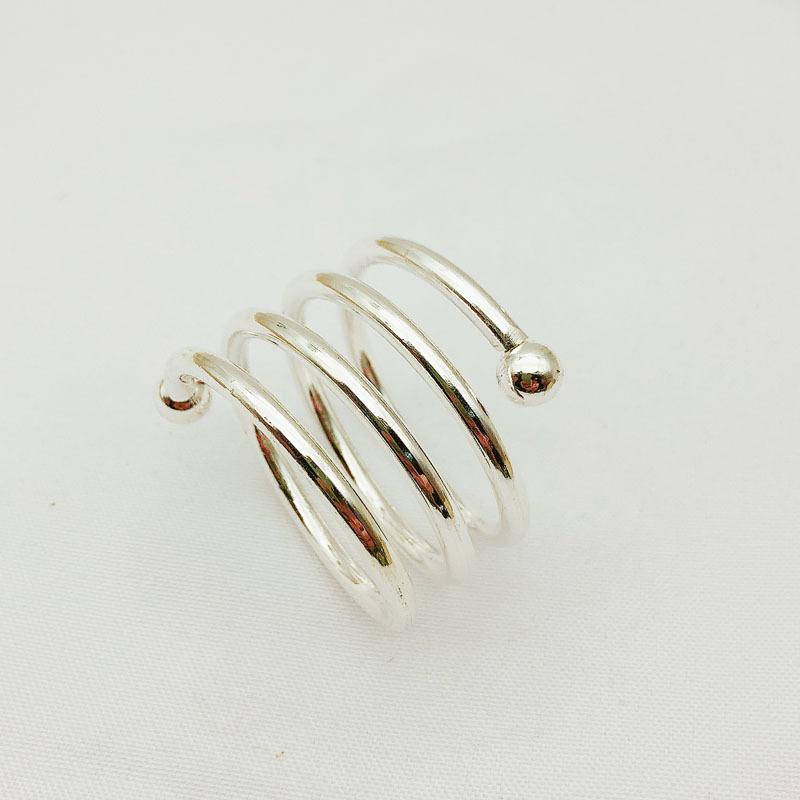 6 ks/lot Kovový pružinový kroužek na ubrousky drátěný kroužek na ubrousky svatební hotelové stolní nádobí spona na ubrousky stolní dekorace