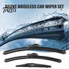 Weatherproof Vehicle Wiper Blades 3 Pcs Windshield for Suzuki SX4 2006-2020, 26" Smooth Wipe Car Accessories + 14" 10" Original Equipment Automotive