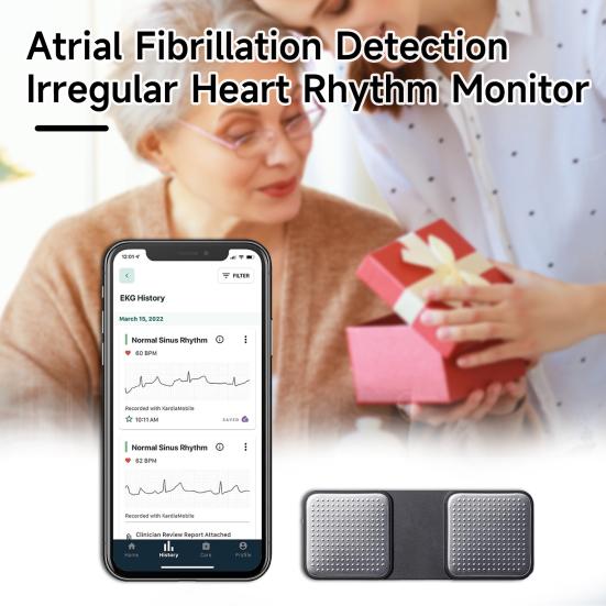 

Медицинский детектор ЭКГ 1-канальный персональный монитор ЭКГ Нерегулярный сердечный ритм Мгновенные результаты за 30 секунд Работает Устройство мониторинга здоровья сердца чёрный