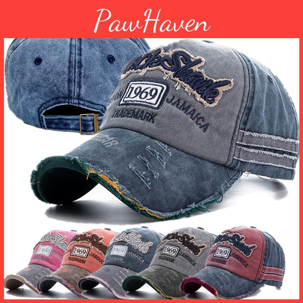 Berretto da baseball lavato unisex Berretto estivo snapback di alta qualità per uomo donna 1969 Lettera papà cappello