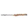 Student Flute Instrument Silver Color White Copper Body Gold Key Student C Flute for Practice and Performance