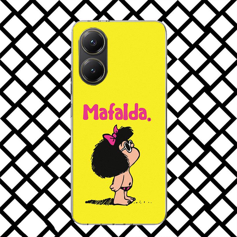 Mafalda Cartoon Phone Case for Xiaomi Poco F7 Ultra X7 X6 X5 Pro X4 Gt M8 M7 Redmi 15 15C 13 13C 12 12C Soft Cover Fundas Poco F