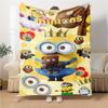 Minions Friends Adventure Blanket Soft Throw Blanket For Home Bedroom Bed Sofa Travel Office Solid Christmas Blanket
