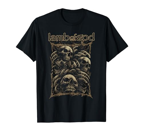 Lamb of God Skull Collage T-shirt