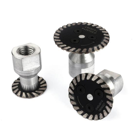 Gravur Trennscheibe Diamantsägeblatt mit abnehmbarem M14 Flansch Wassergekühltes Schneidblatt DIY Gravurwerkzeug