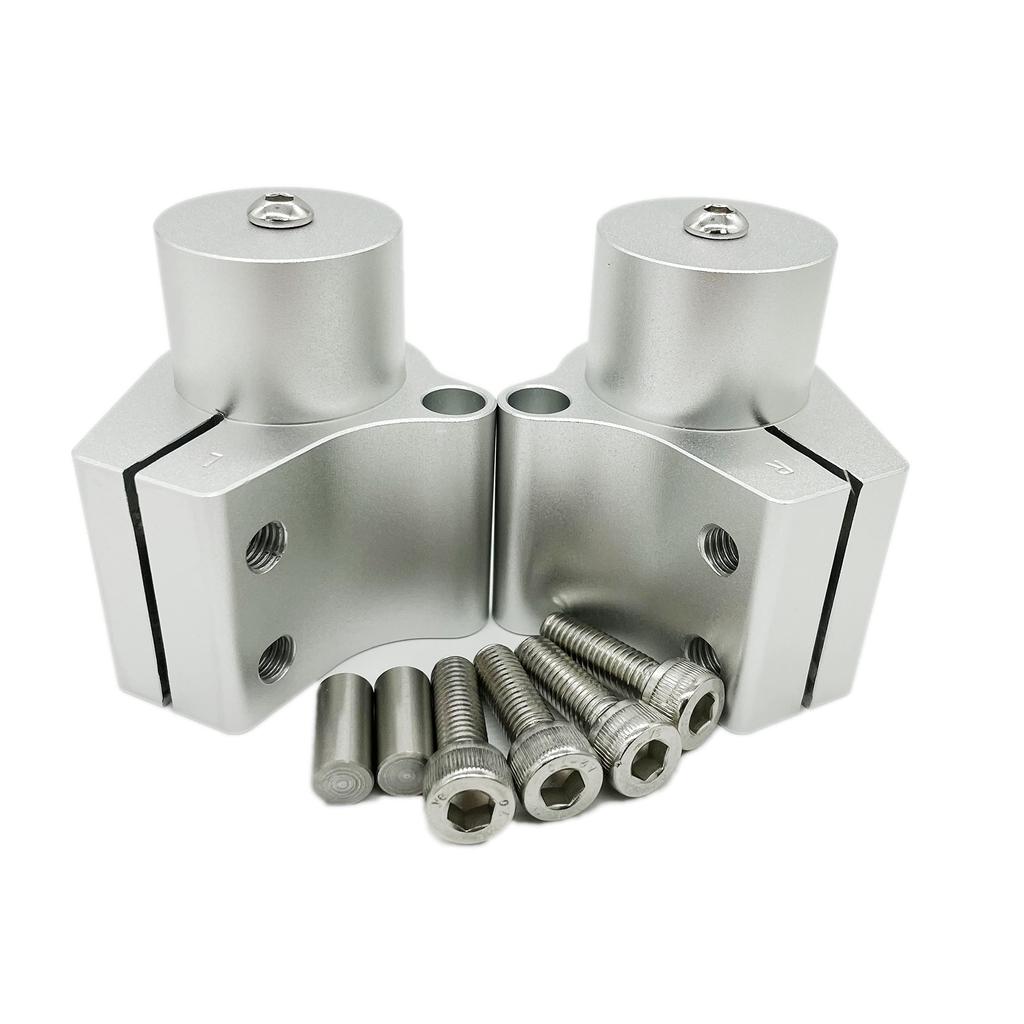 motokano Handlebar Risers for GSR250 and Prevents Back Silver INAZUMA250, 4.5cm Lift, Pain,