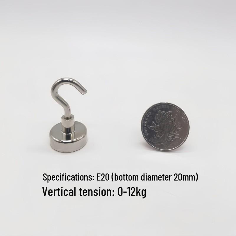 Punch-Free Neodymium Magnetic Hook for Walls & Doors