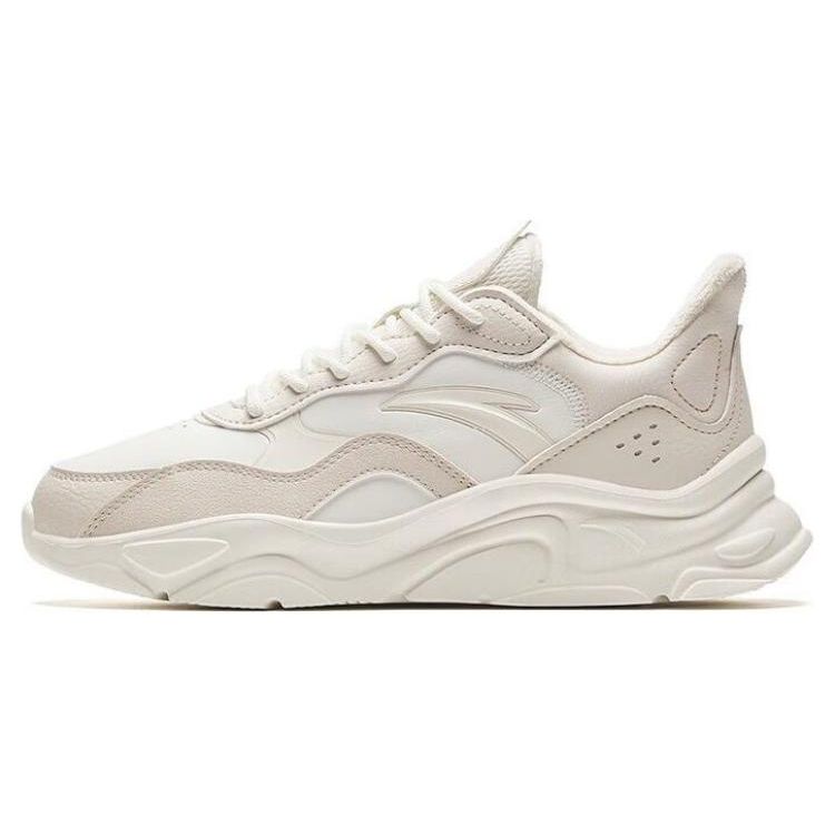 Anta Little Millennium Wear-Resistant Non-Slip Warm Low-Top Casual Shoes Women sneaker Off-White 922348826-4