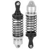 2Pcs 100mm RC Metal Shock Absorber Damper for TRAXXAS SLASH 2WD RC Car Upgrade PartsSilver