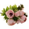 European Style Artificial Flowers Vintage Bouquet Peonies Flowers for Home Table Centerpieces Wedding Decoration