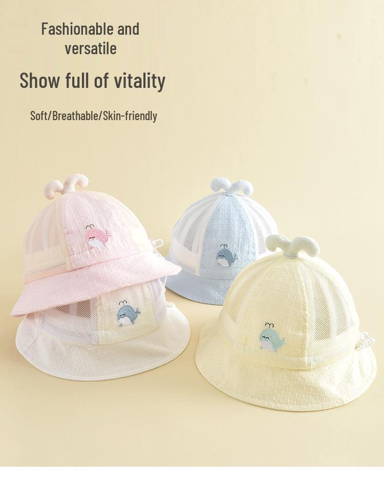 Baby's Cute Whale Sun Protection Bucket Hat