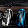 HITJ4 Car Key Cover Bag Case Shell Keychain for Ford Focus 2 3 MK3 ST RS Ecosport Kuga Escape Fiesta Fold C-Max S-Max Mondeo