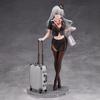 Shiori Awahara Stewardess Anime Figure Original Art Boxed Collectible Statue Desktop Ornament Silver Haired Model For Collection