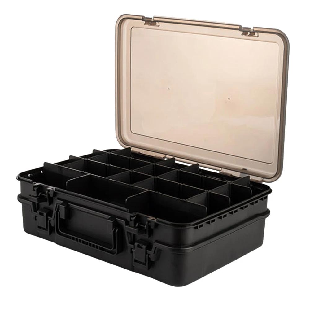 Fishing Barrel Box 4 Layer Multifunctional Fishing Hook Stop Beads Box Foldable Portable Durable Snap Design for Angler Supplies