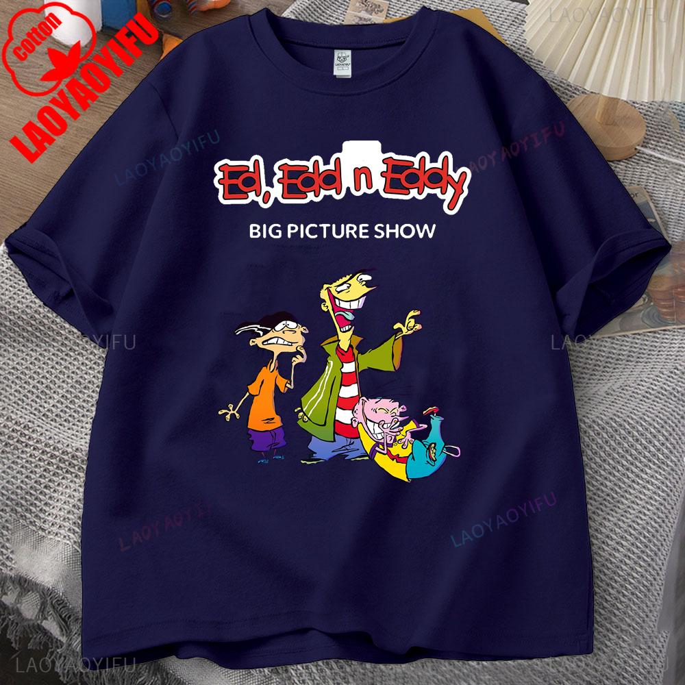 EdEdd N Eddy Unisex T Shirt EdEdd N Eddy Printed Tshirt Tops EdEdd N Eddy 90s Funy T Shirt Cartoon Figure High Quality Cotton