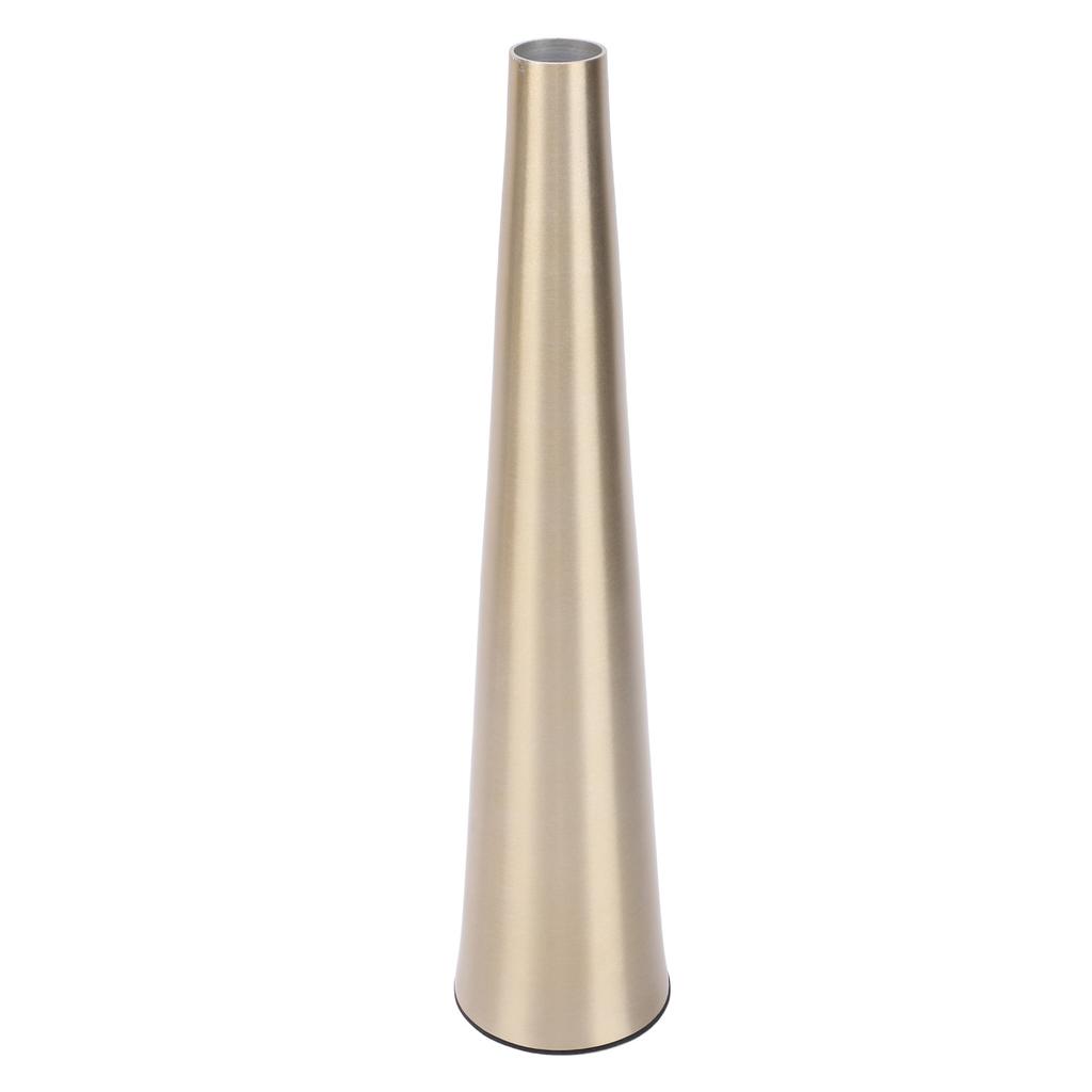 Kleine Blumenvase Innovativ Nordisch Aluminium Dekorativ Schmalhals Konisch Blumenvase für TV-Schrank Esstisch Gold