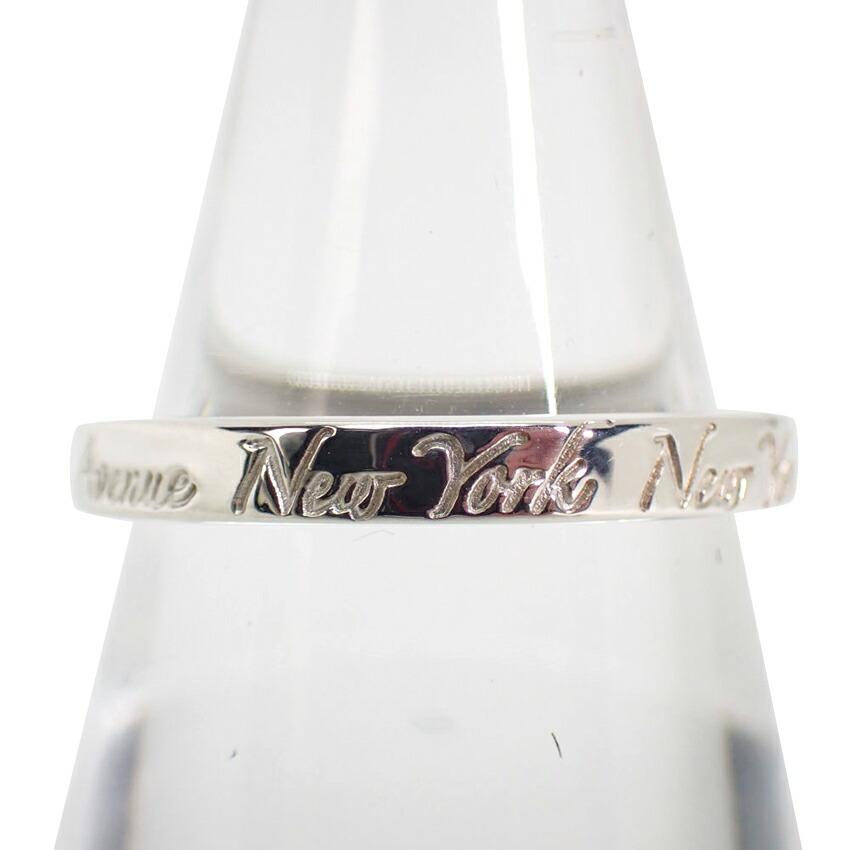 

[Used] TIFFANY/Tiffany 925 Notes Narrow Ring No. 12.5 [g296-36]