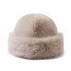 Berretto invernale da donna, versione coreana, caldo cappello di lana lavorato a maglia, cappello da pittore britannico, cappello mongolo, cappello di peluche, spesso, caldo e alla moda, da pescatore