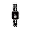 Řemínek z nerezové oceli pro Apple Watch série 6 řemínek SE 40 mm 44 mm Kožené hodinky iWatch 5 4 3 Náramek Correa 38 mm řemínek 42 mm Příslušenství