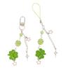 Lucky Clover Beaded Phone Chain & Camera Charm Keychain Pendant