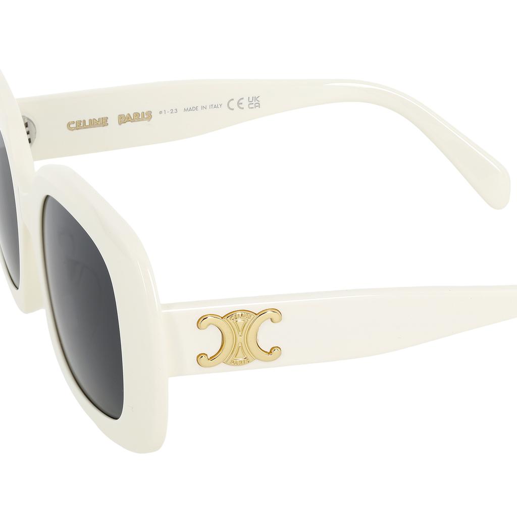 Celine Patterned Rectangle Sunglasses Women sunglasses White CL40262U25A