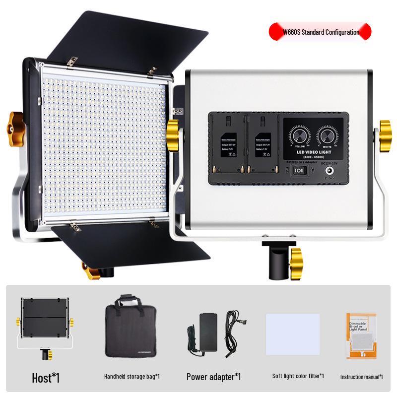 8VLOGLITE W660S LED Fill Light for Indoor/Outdoor Photography & Streaming