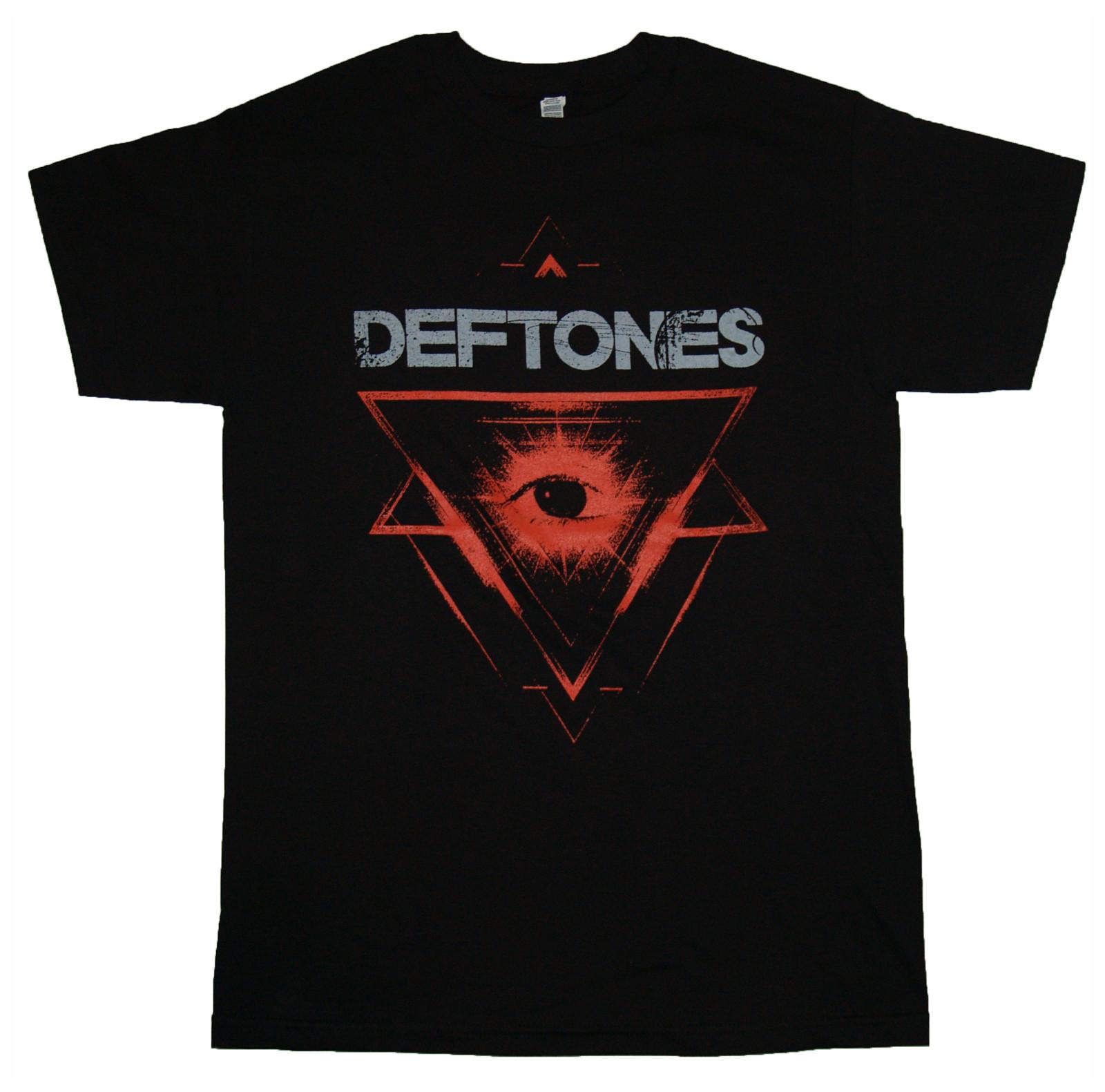 

DEFTONES - Triangle Eye Logo - T Shirt Mens Womens Tees Top Sizes S-M-L-XL-2XL Brand New 3XL