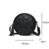 Fashion Trend Love Embroidery Small Round Bag Ladies Handbag Shoulder Bags New Small Women's Crossbody Bag MIT